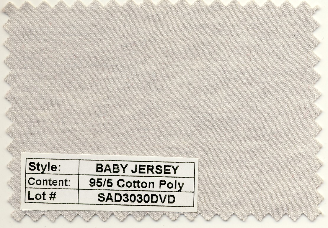 Baby Jersey 95/5 Cotton Poly